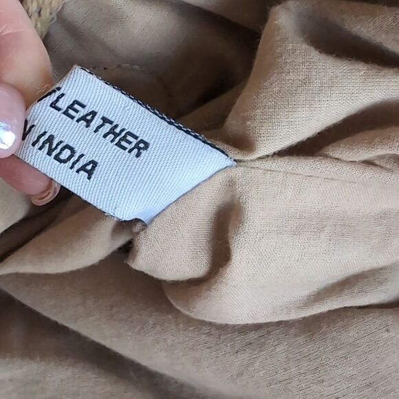 RAJ Anthropology 90s Kilim Dhurrie Carpet Bag - Picture 8 of 12